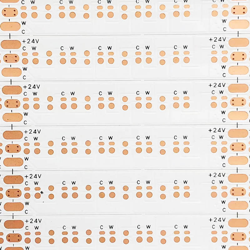 Doppelseitige flexible Leiterplatte aus weißer PET-Folie